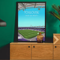 Poster Toulouse - Stade de foot