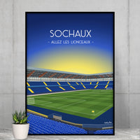 Poster Sochaux - Stade Bonal
