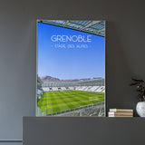 Poster Grenoble - Stade des Alpes