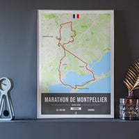 Poster Montpellier - Marathon