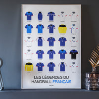 Poster Légendes du handball français
