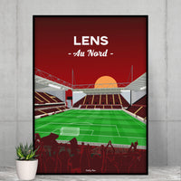 Poster Lens - Bollaert un soir de match