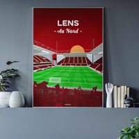 Poster Lens - Bollaert un soir de match