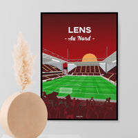 Poster Lens - Bollaert un soir de match