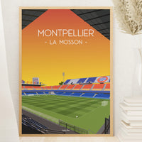 Poster Montpellier - Stade de la Mosson