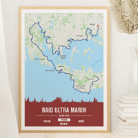 Poster Ultra Marin - Raid 100km