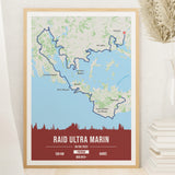 Poster Ultra Marin - Raid 100km