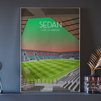 Poster Sedan - Stade Louis Dugauguez
