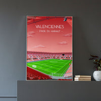 Poster Valenciennes - Stade du Hainaut