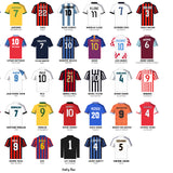 Affiche les légendes du football