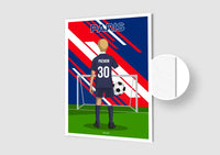 Affiche Football Enfant Personnalisée - Paris