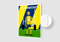 Affiche Rugby Enfant Personnalisée - Clermont