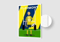 Affiche Rugby Enfant Personnalisée - Clermont