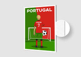 Affiche Football Portugal Personnalisée