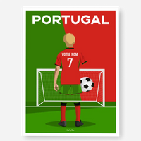 Affiche Football Portugal Personnalisée