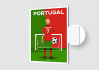 Affiche Football Portugal Personnalisée