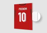Affiche Football Personnalisée - Maillot Portugal