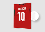 Affiche Football Personnalisée - Maillot Portugal