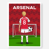 Affiche Football Arsenal Personnalisée