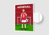 Affiche Football Arsenal Personnalisée