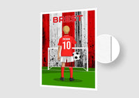 Affiche Football Enfant Personnalisée - Brest