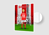 Affiche Football Enfant Personnalisée - Brest