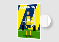 Affiche Rugby Enfant Personnalisée - Clermont
