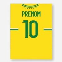 Affiche Football Personnalisée - Maillot Nantes
