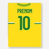Affiche Football Personnalisée - Maillot Nantes