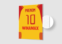 Affiche Football Personnalisée - Maillot Lens