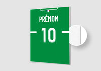 Affiche Football Personnalisée - Maillot Saint-Etienne