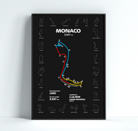 Affiche Circuit de Monaco