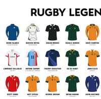 Affiche les légendes du Rugby