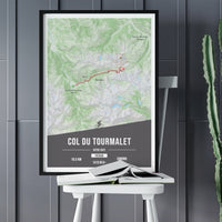 Col du Tourmalet - Customizable cycling poster
