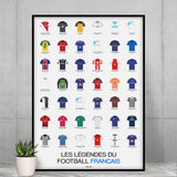 Poster Légendes du football français