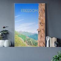 Freedom - Climbing poster