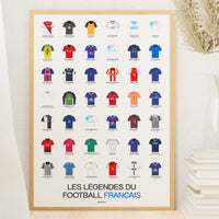 Poster Légendes du football français