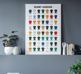 Affiche les légendes du Rugby