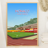 Poster Monaco - Stade Louis II
