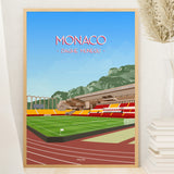 Poster Monaco - Stade Louis II