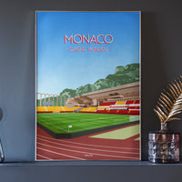 Poster Monaco - Stade Louis II