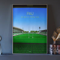 Poster Pau - Stade du Hameau