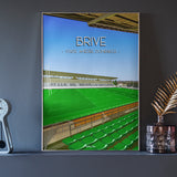 Poster Brive - Stade Amédée Domenech