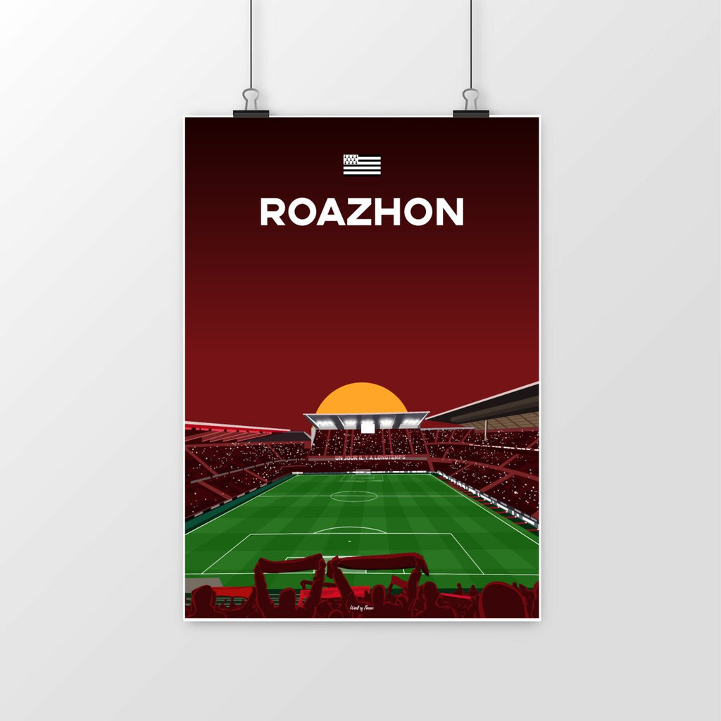 FOOTBALL POSTER EQUIPE STADE RENNAIS RENNES FOOTBALL POSTER EQUIPE STADE RENNAIS RENNES