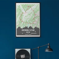 Ultratour des 4 massifs - Affiche personnalisable