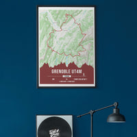 Ultratour des 4 massifs - Affiche personnalisable