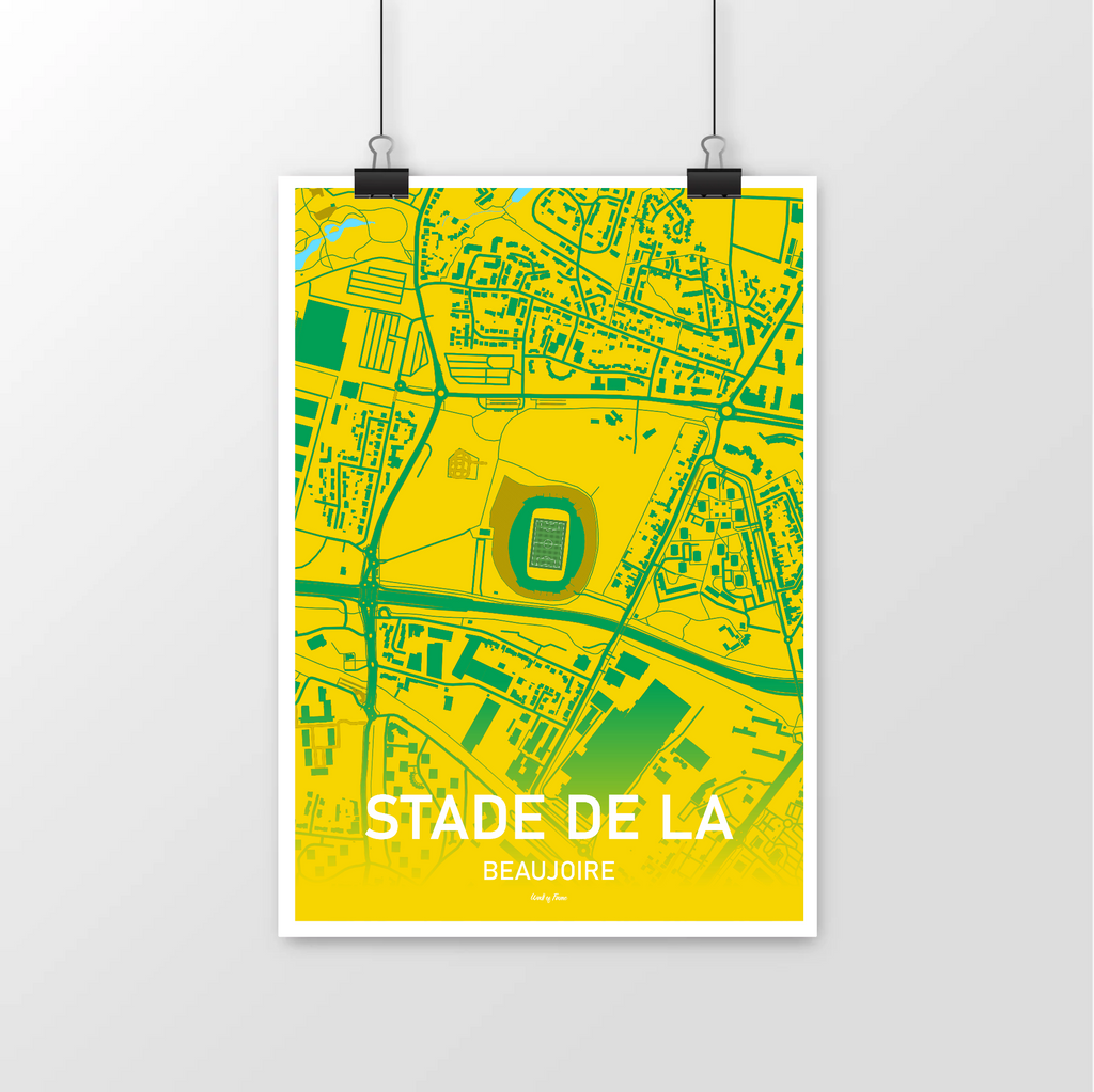 Affiche Match FC Nantes / Auxerre – 19 Juillet 2000 – Originale