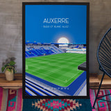 Poster Auxerre - Stade Abbé Deschamps