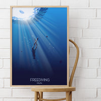 Freediving poster apnée