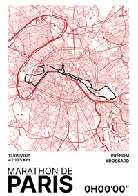 🏃♂️ Affiches personnalisées de course et marathon : immortalisez vos exploits avec Wallofame